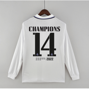 Camiseta 22/23 Real Madrid 14 Champions Liga De Campeones De La UEFA ML