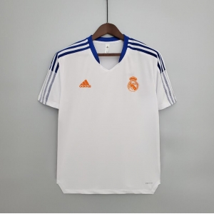 Camiseta De Entrenamiento Europeo Del Real Madrid - Blanca