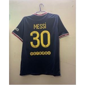 Camiseta De Messi En El PSG Primera Equipación 2021-2022 Amarillo Niño