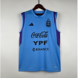 Camiseta De Fútbol Sin Mangas Argentina Azul 23/24