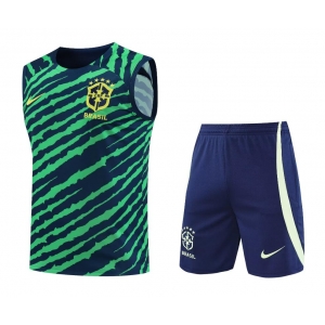 Camiseta De Fútbol Sin Mangas BRASIL Pre-Match 2022