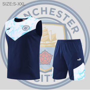 Camiseta Sin Mangas 22/23 Manchester City Conjunto De Entreno