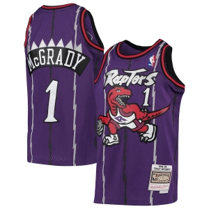 Camiseta Purple Toronto Raptors 1998-99 Hardwood Classics Swingman - Personalizada - NIÑO