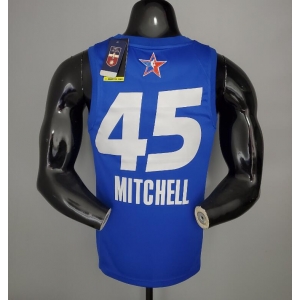 Camiseta 2021 MITCHELL#45 All-Star Blue