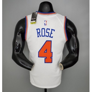 Camiseta 2021 ROSE#4 Knicks White