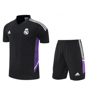 Camiseta De Entrenamiento Europeo Del Real Madrid 22/23 Negro Púrpura